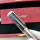 2021 New Replica Cartier Santos Dumont Black Silver Ballpoint (4)_th.jpg